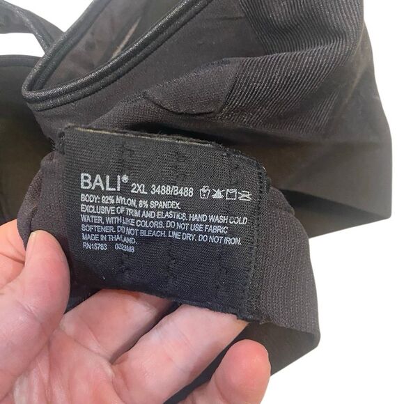 Bali black size 2XL embossed Tshirt bra - Picture 4 of 4